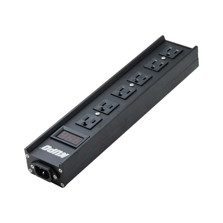PDB-L1603 - Linear Power Distribution Box linear power box angled view