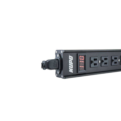PDB-L1603 - Linear Power Distribution Box front outlet layout