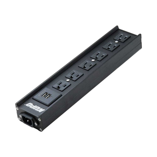 PDB-L1604 - Linear Power Distribution Box linear power box angled view