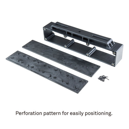 PDB-P003D - Plastic Power Box, perforated positioning pattern