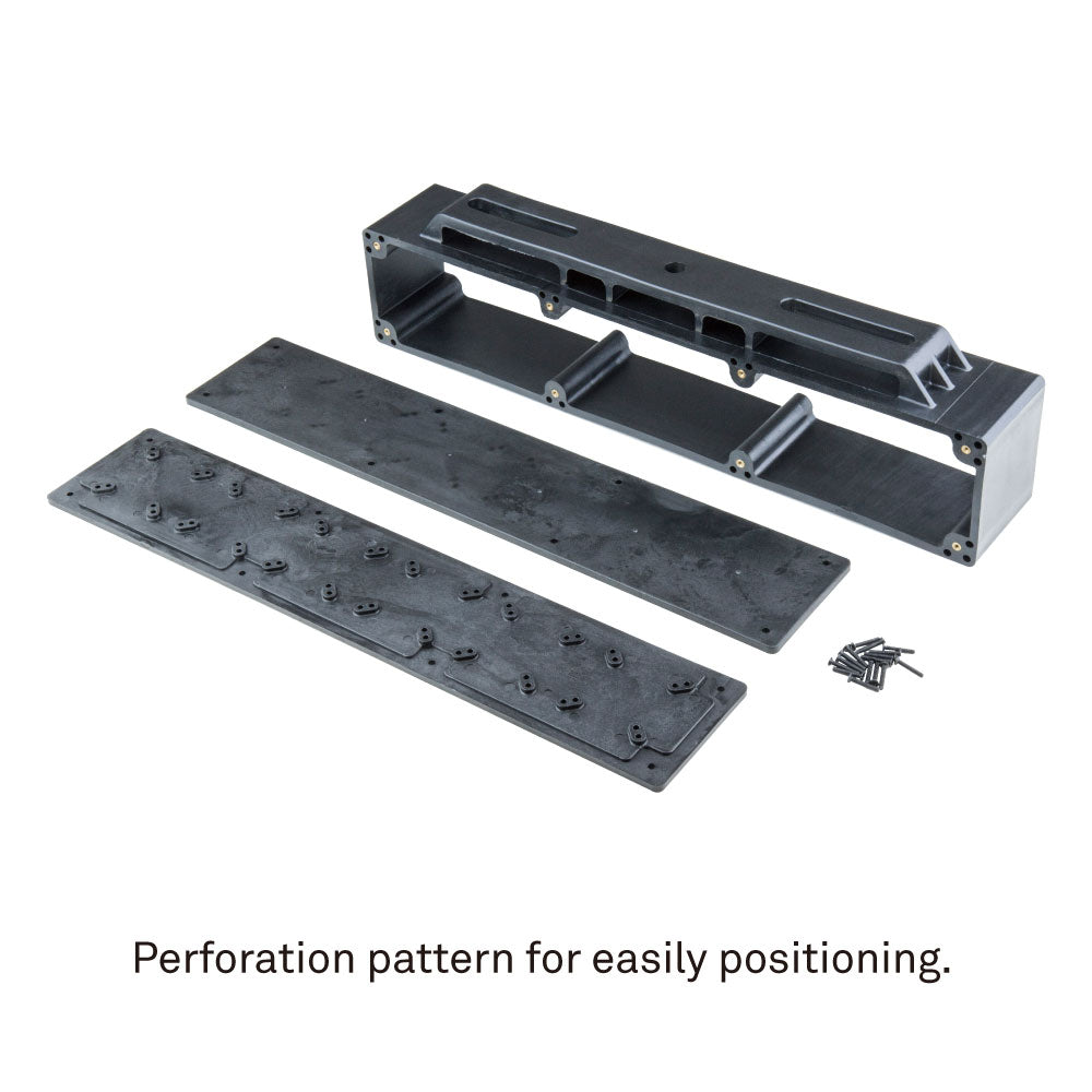 PDB-P004D - Plastic Power Box, perforated positioning pattern