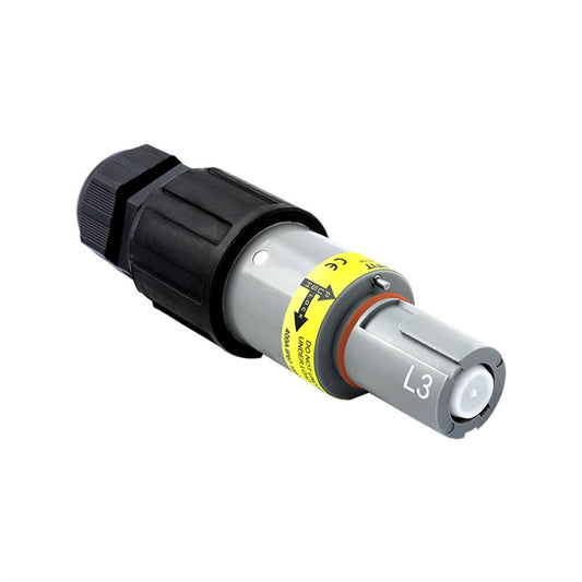 PFLD-3GY-S120M40A - PowerFit 400 A Line Drain, L3 (Phase C) Grey (IEC - European)