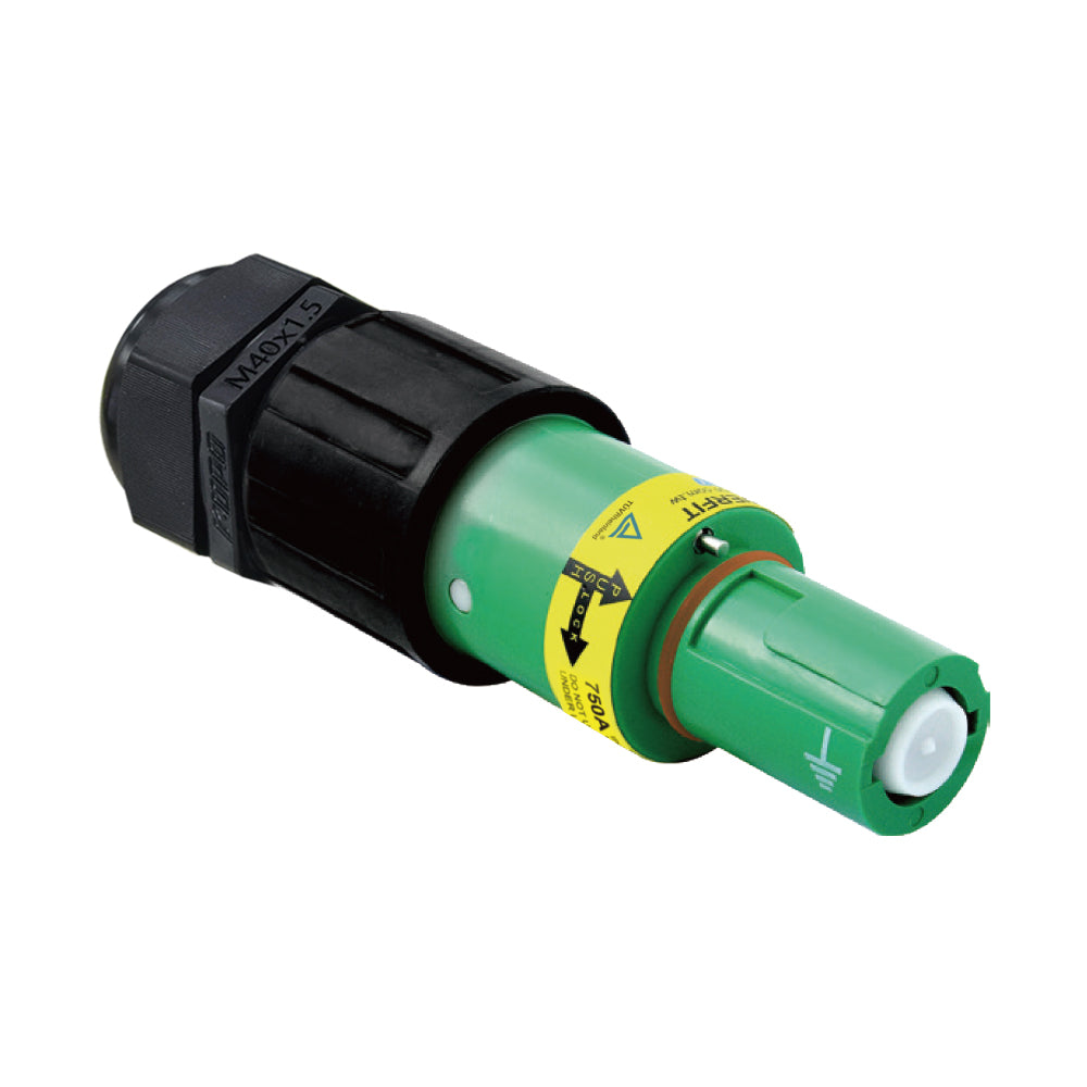 PFLD-EGN-C300M40 - PowerFit 750 A Line Drain, Earth Green