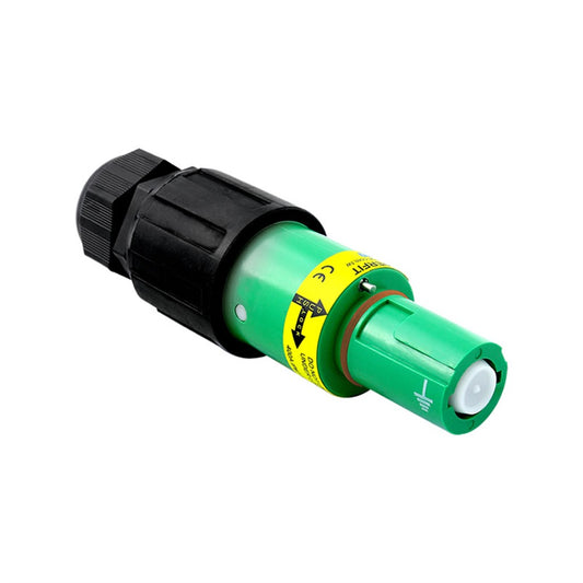 PFLD-EGN-S120M40A - PowerFit 400 A Line Drain, Earth (PE) Green (Universal protective earth/ground)