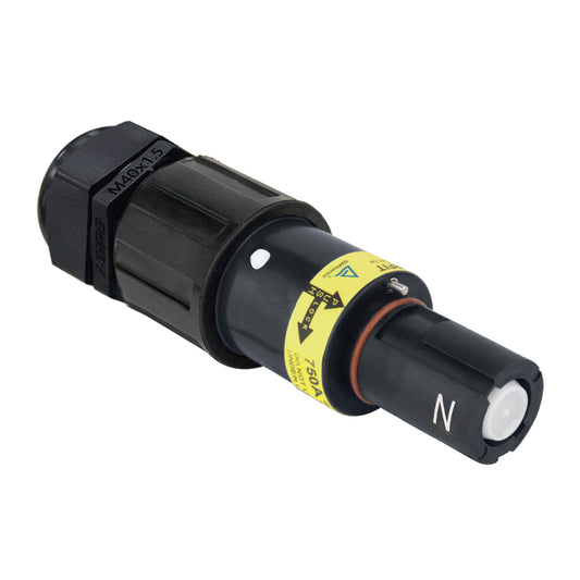 PFLD-NBK-C300M40 - PowerFit 750 A Line Drain, Neutral (AU/NZ Legacy) Black