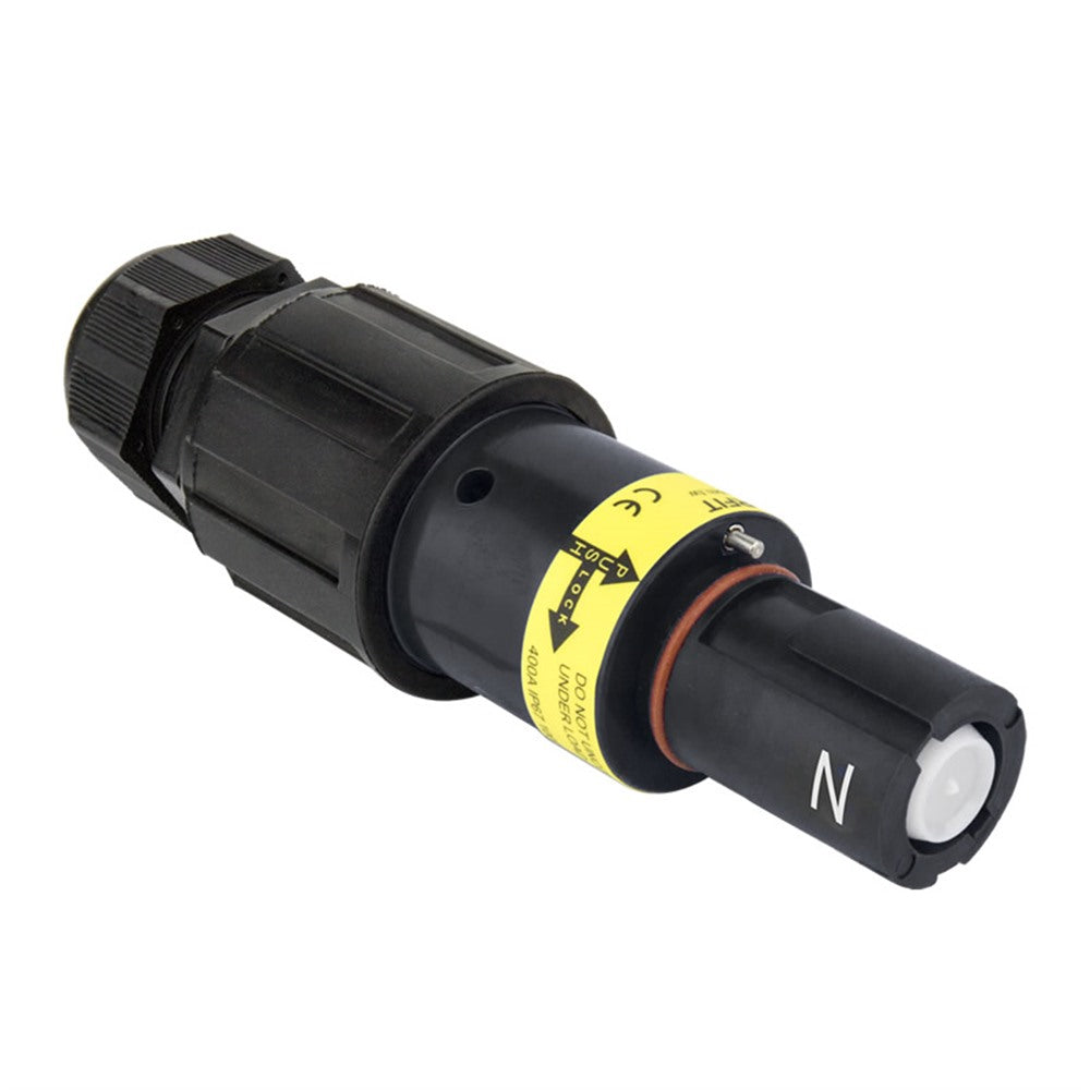 PFLD-NBK-S120M40A - PowerFit 400 A Line Drain, Neutral (N) Black (Australian / UK (Old Standard))