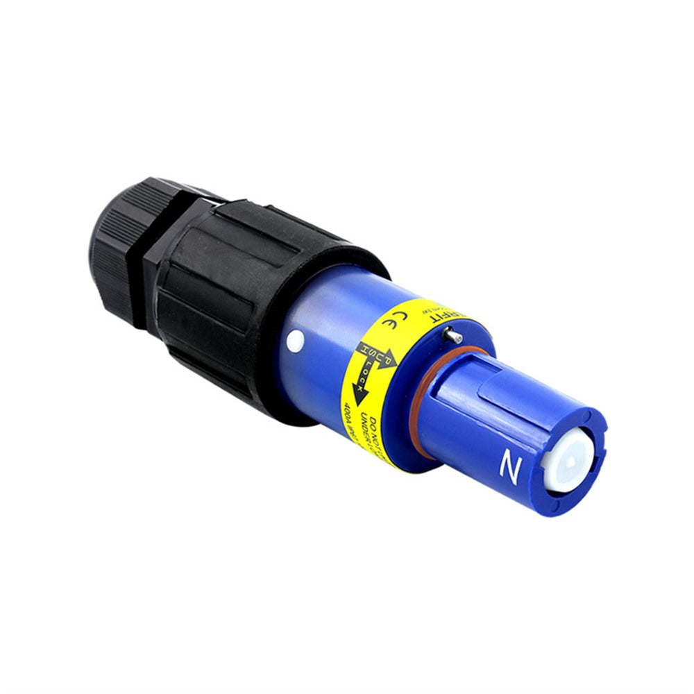 PFLD-NBL-S120M40A - PowerFit 400 A Line Drain, Neutral (N) Blue (IEC - European)