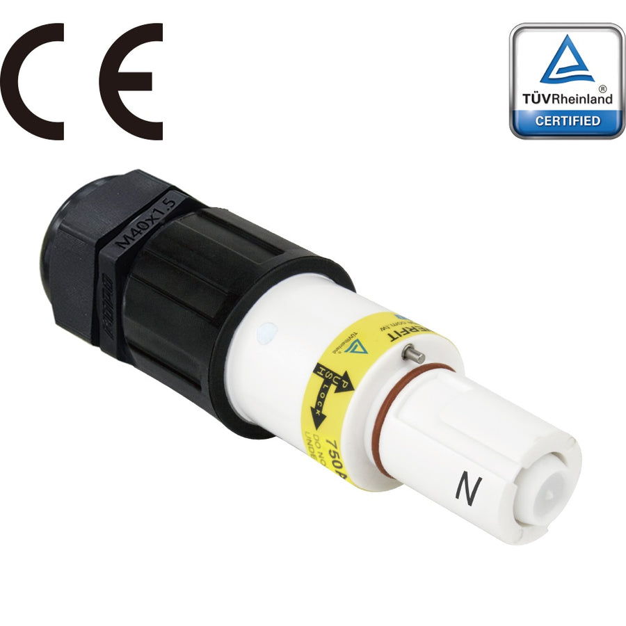 PFLD-NW-C300M40 - PowerFit 750 A Line Drain, Neutral (NEC - North American) White