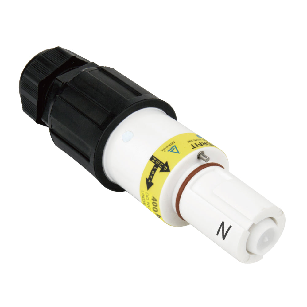 PFLD-NW-S120M40A - PowerFit 400 A Line Drain, Neutral (N) White (NEC - North American)