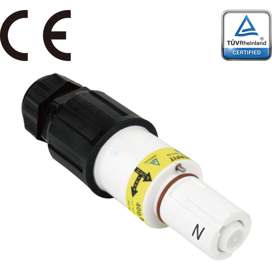 PFLD-NW-S120M40A - PowerFit 400 A Line Drain, Neutral (N) White (NEC - North American)