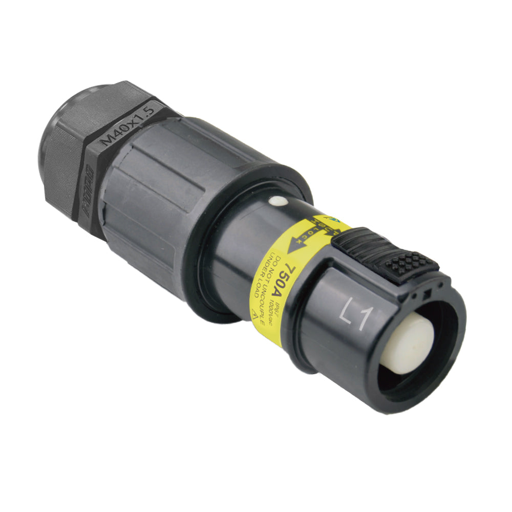 PFLS-1BK-C300M40 - PowerFit 750 A Line Source, L1 (Phase A) (NEC - North American) Black