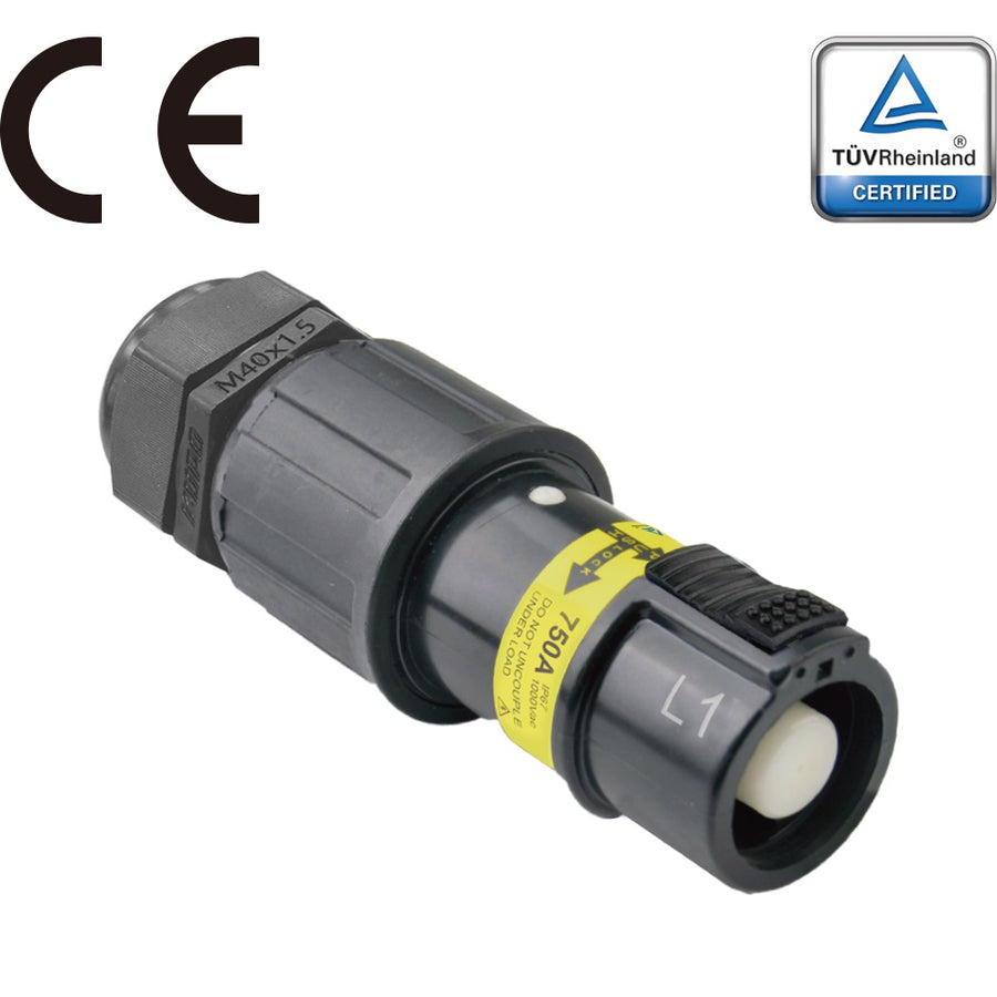 PFLS-1BK-C300M40 - PowerFit 750 A Line Source, L1 (Phase A) (NEC - North American) Black