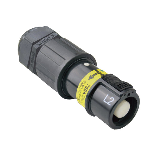 PFLS-2BK-C300M40 - PowerFit 750 A Line Source, L2 (Phase B) (IEC) Black