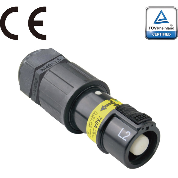 PFLS-2BK-C300M40 - PowerFit 750 A Line Source, L2 (Phase B) (IEC) Black