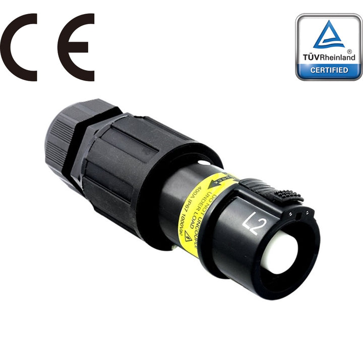 PFLS-2BK-S120M40A - PowerFit 400 A Line Source, L2 (Phase B) Black (IEC - European)