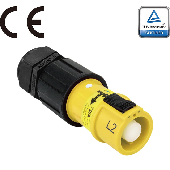 PFLS-2Y-C300M40 - PowerFit 750 A Line Source, L2 (Phase B) ( China / 277-480 V North American) Yellow
