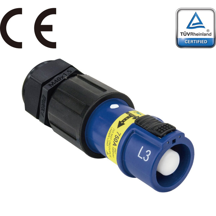 PFLS-3BL-C300M40 - PowerFit 750 A Line Source, L3 (Phase C) (NEC / AU-NZ Legacy) Blue