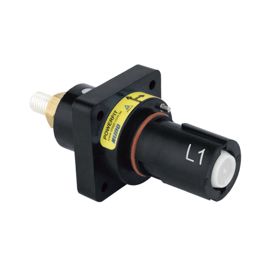 PFPD-1BK - PowerFit 400 A Panel Drain, L1 (Phase A) Black (NEC - North American)