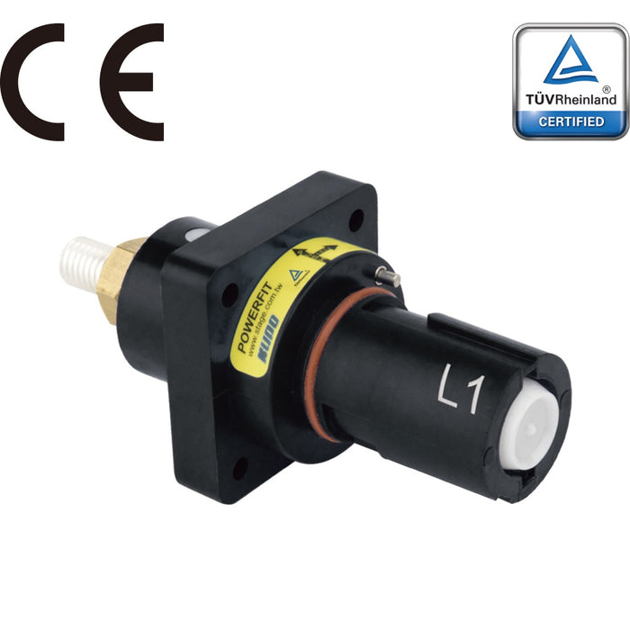 PowerFit 400 A Panel Drain, L1 (Phase A) Black (NEC - North American)