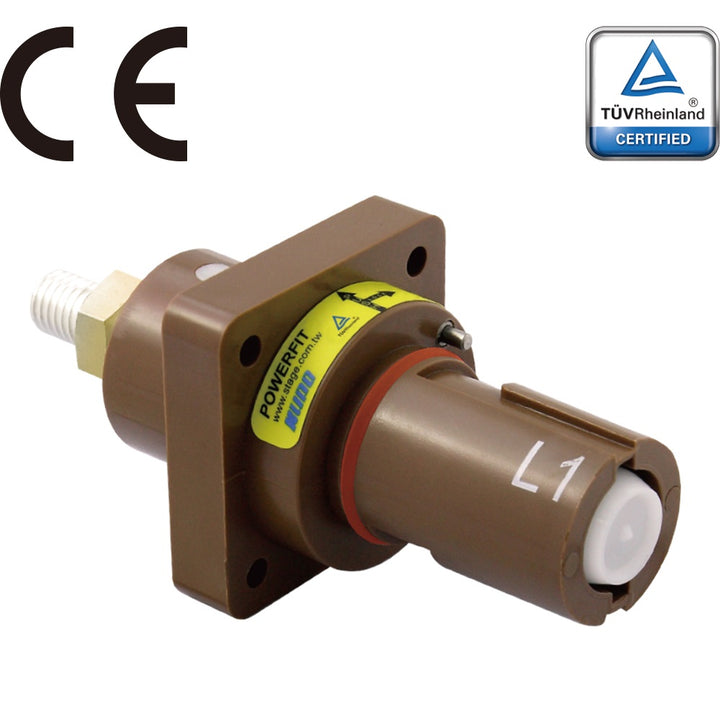 PFPD-1BN-T7 - PowerFit 750 A Panel Drain, L1 (Phase A) (IEC / 277-480 V North American) Brown