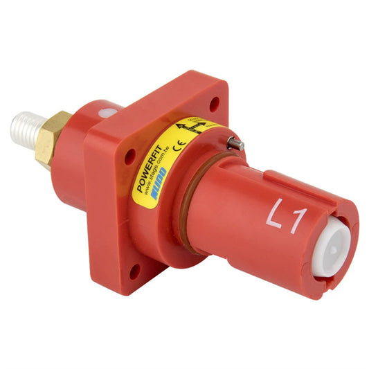 PFPD-1R - PowerFit 400 A Panel Drain, L1 (Phase A) Red (Alternate L1 / Australian)