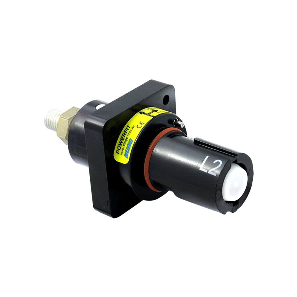 PFPD-2BK - PowerFit 400 A Panel Drain, L2 (Phase B) Black (IEC - European)