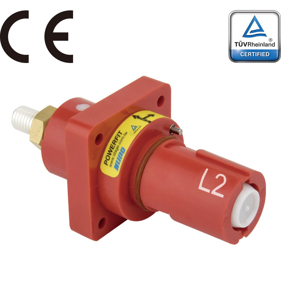 PFPD-2R-T7 - PowerFit 750 A Panel Drain, L2 (Phase B) (NEC - North American) Red