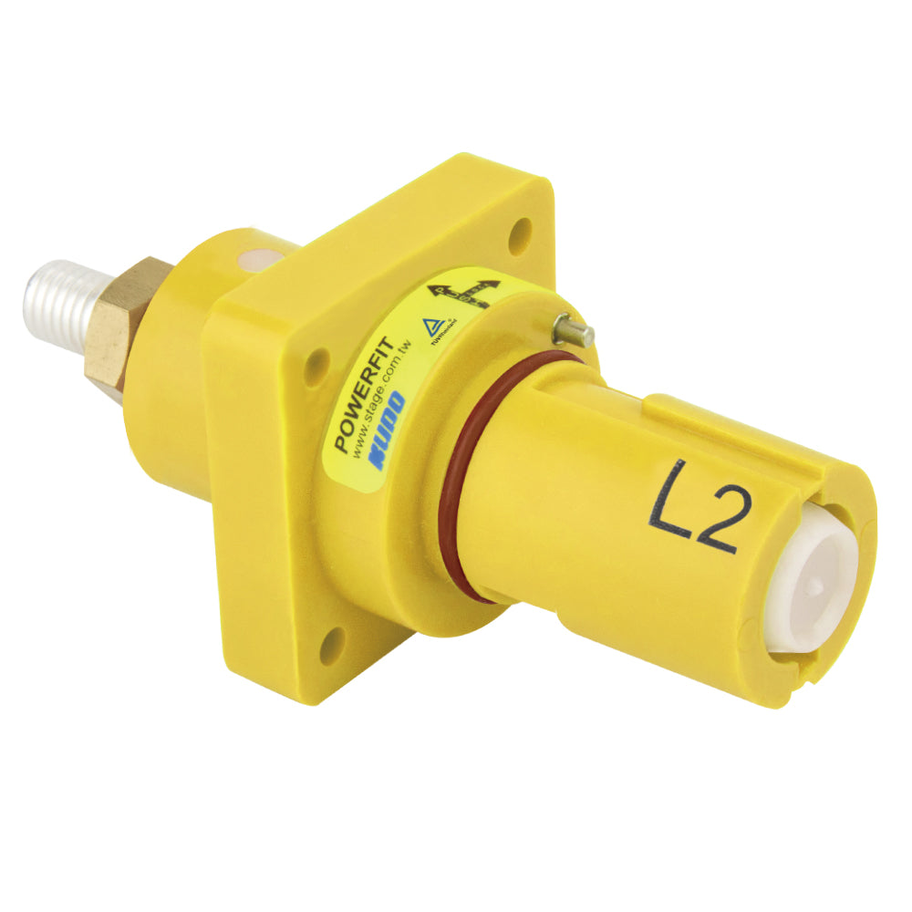 PFPD-2Y-T7 - PowerFit 750 A Panel Drain, L2 (Phase B) ( China / 277-480 V North American) Yellow