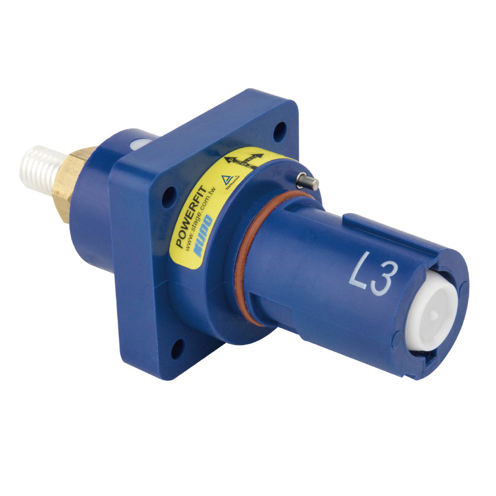 PFPD-3BL-T7 - PowerFit 750 A Panel Drain, L3 (Phase C) (NEC / AU-NZ Legacy) Blue