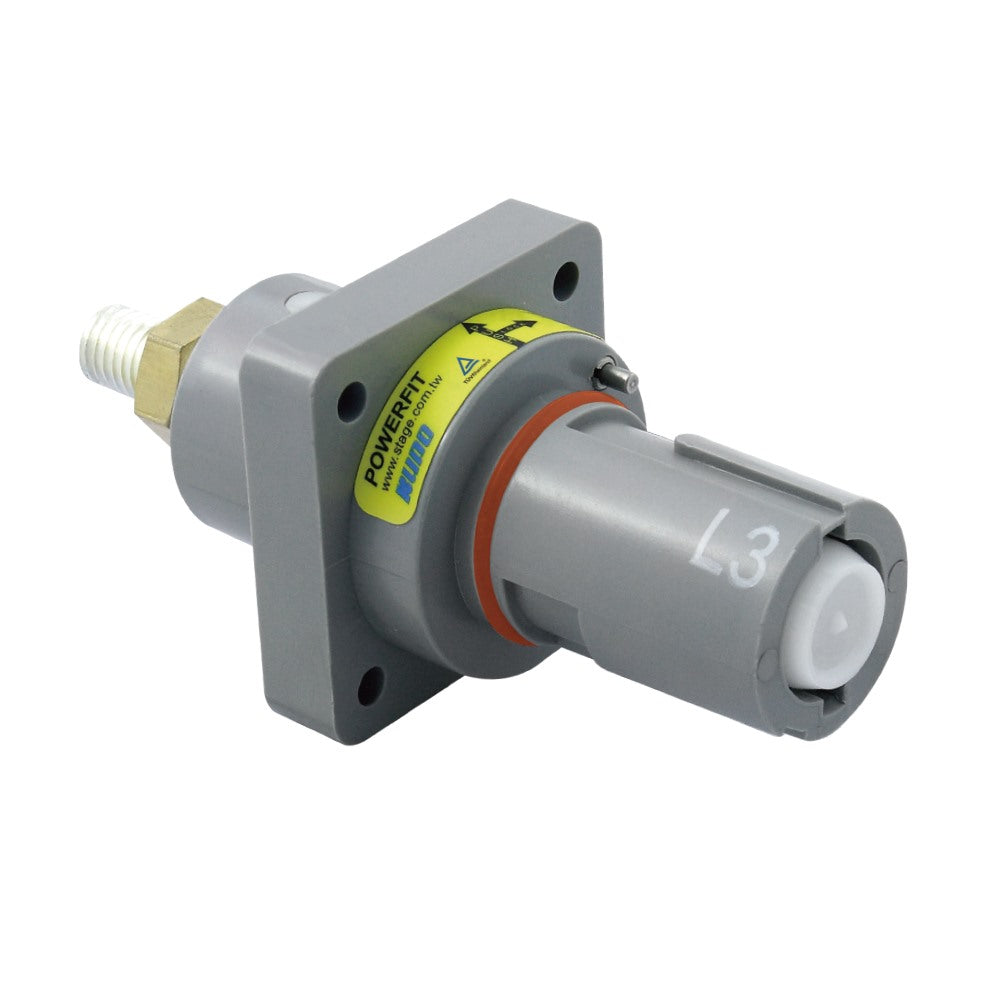 PFPD-3GY-T7 - PowerFit 750 A Panel Drain, L3 Gray