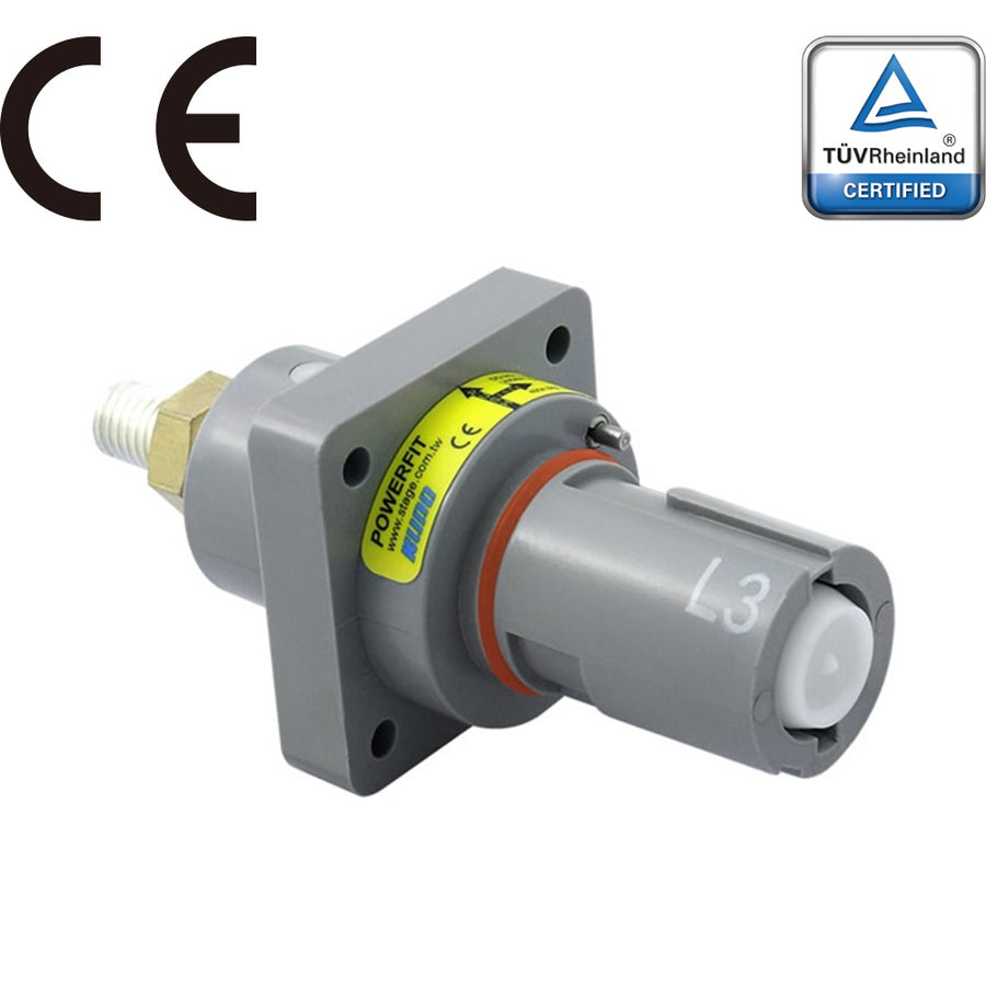 PFPD-3GY - PowerFit 400 A Panel Drain, L3 (Phase C) Grey (IEC - European)