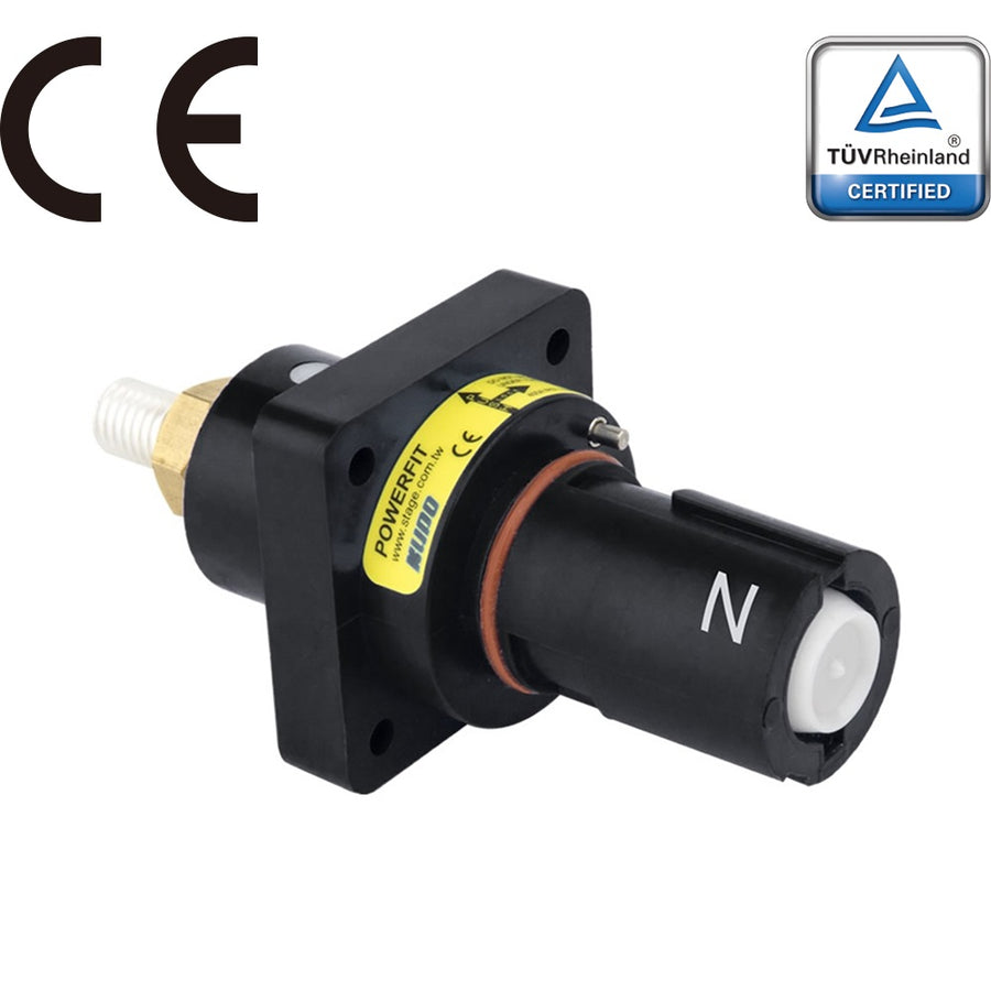 PFPD-NBK - PowerFit 400 A Panel Drain, Neutral (N) Black (Australian / UK (Old Standard))