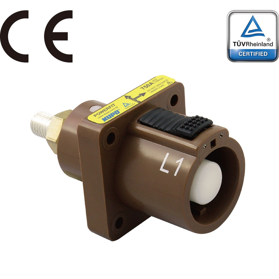 PFPS-1BN-T7 - PowerFit 750 A Panel Source, L1 (Phase A) (IEC / 277-480 V North American) Brown