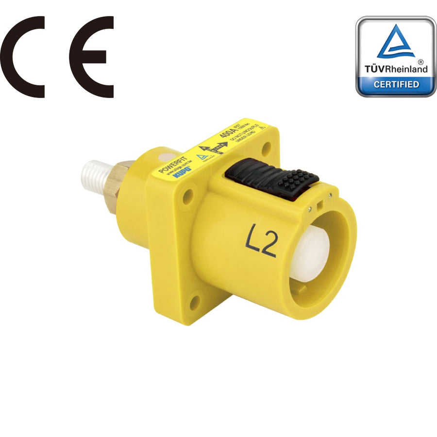 PFPS-2Y - PowerFit 400 A Panel Source, L2 (Phase B) Yellow (UK (Old Standard))