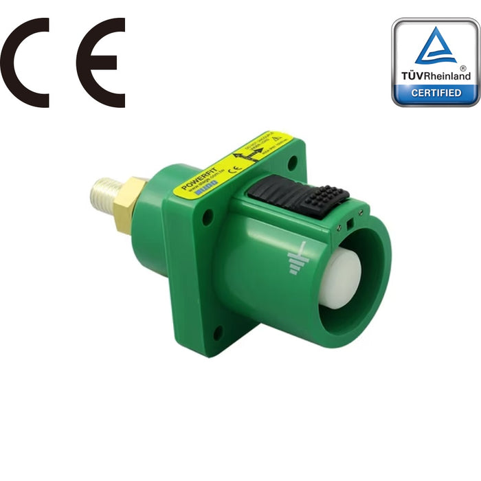 PowerFit 400 A Panel Source, Earth (PE) Green (Universal protective earth/ground)