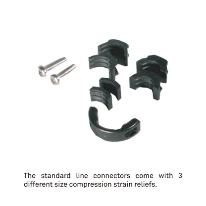 PLS-4207LF - Line Female, assembled connector detail