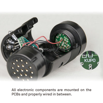PLS-5219IDTR-F - PLS 19-Pin IDCable Tester - Female Readout Half, complete tester pair view