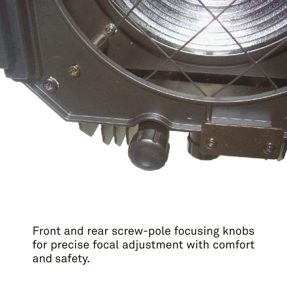 PS-1000 - KUPO Prism Convex Spotlight 1000 W / 1200 W, lamp holder detail