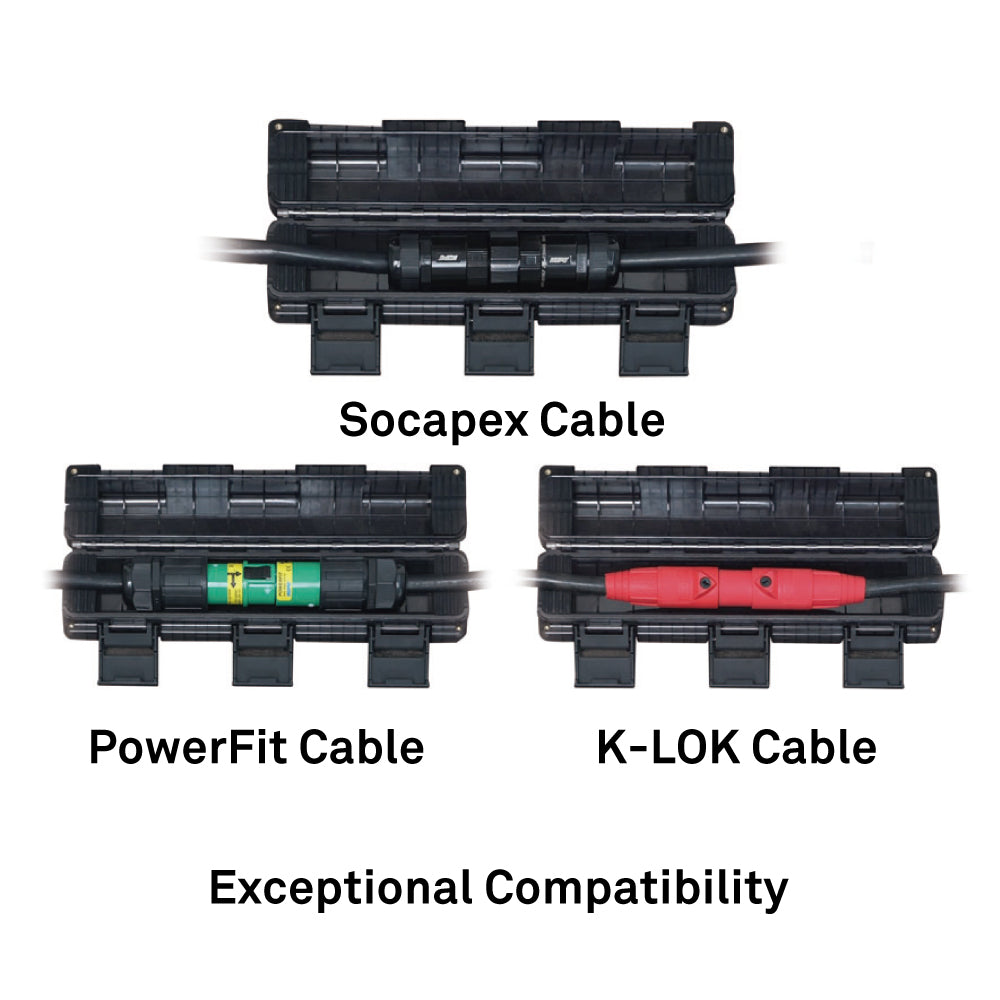 PWP-550 - Premium Waterproof Power Connection Box, cable connection setup