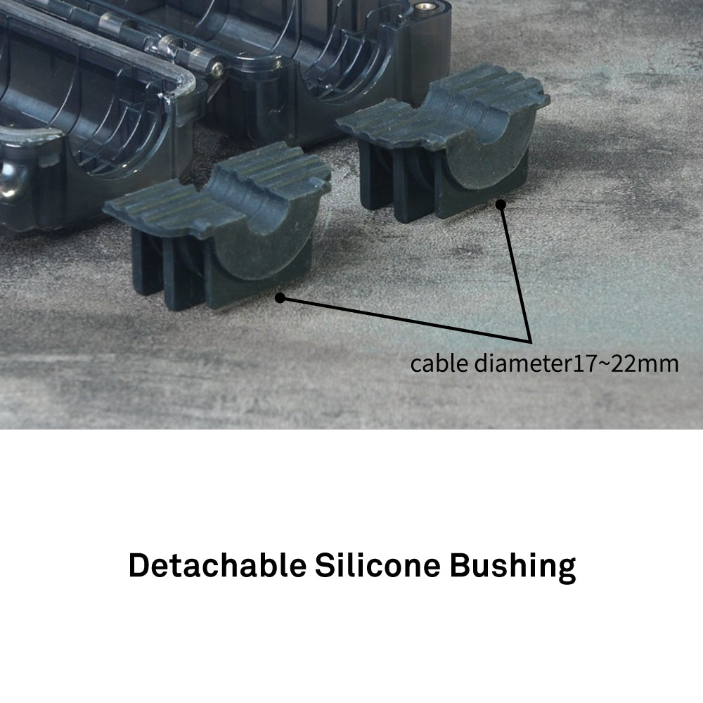 PWP-550 - Premium Waterproof Power Connection Box, lock and latch detail