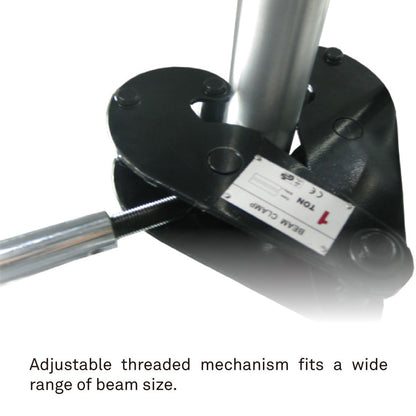 RBC-2BK - RIGPRO Adjustable Beam Clamp 2,000 kg, beam size adjustment detail