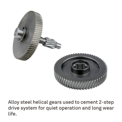 RC-250LV - D8 Plus 250 kg LV Control, helical gear set detail