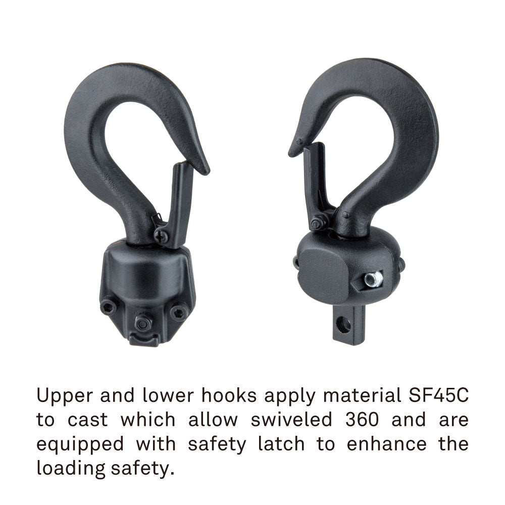 RC-250P - D8 Plus 250 kg Direct Control, upper and lower hook set