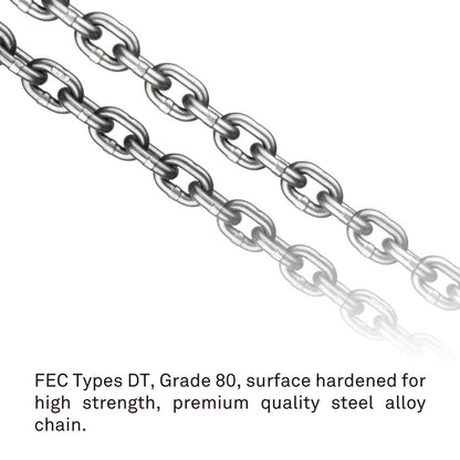 RC-250P - D8 Plus 250 kg Direct Control, load chain detail