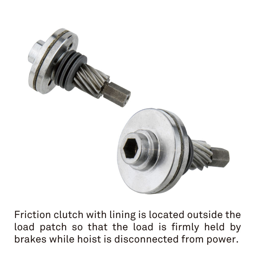 RC-250P - D8 Plus 250 kg Direct Control, friction clutch detail