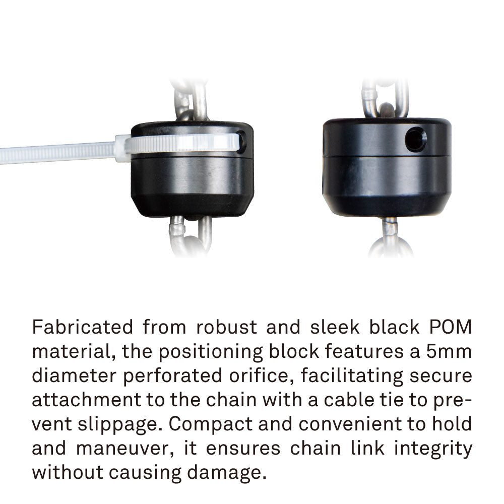 RC-250 - D8 Plus 250 kg Chain Hoist Direct Control, positioning block detail