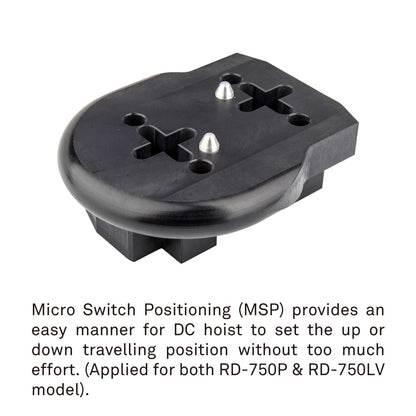 RD-750LV - D8 Plus 750 kg Chain Hoist LV Control, micro switch positioning block detail