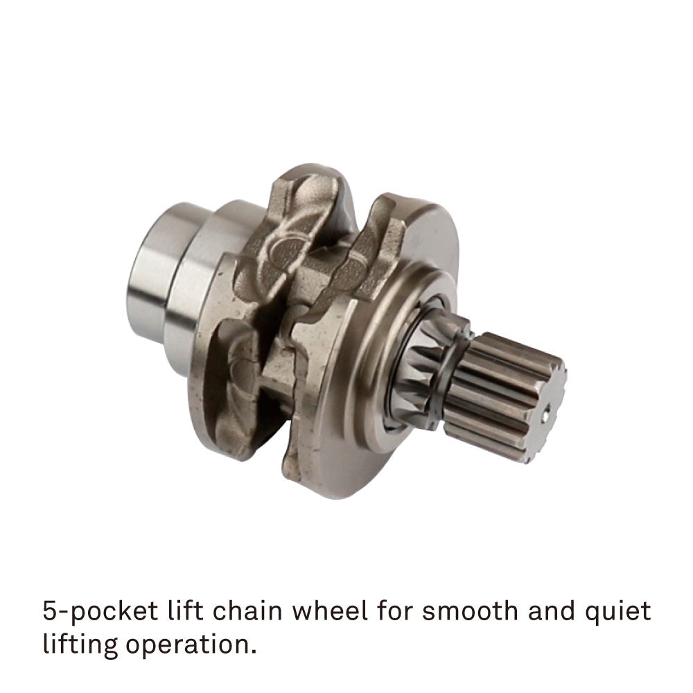 RD-750LV - D8 Plus 750 kg Chain Hoist LV Control, lift chain wheel detail