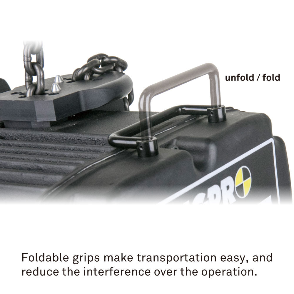 RD-750P - D8 Plus 750 kg Chain Hoist Direct Control, foldable grip detail