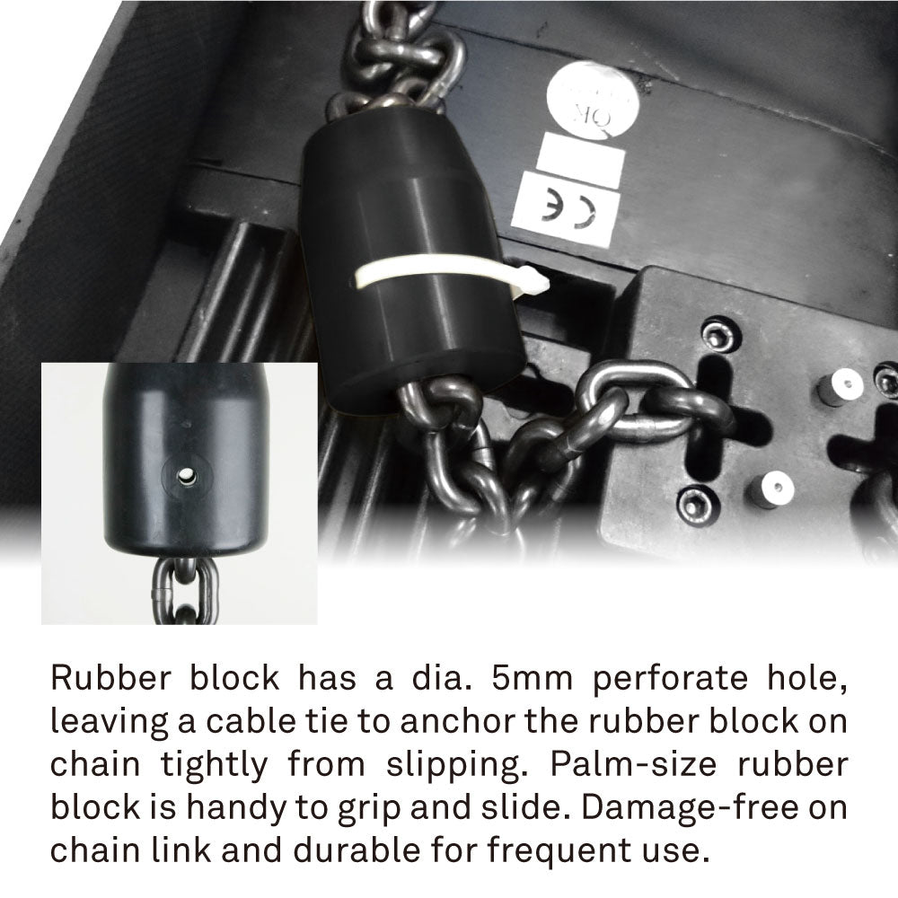 RD-750 - D8 Plus 750 kg Chain Hoist Direct Control, rubber chain block detail